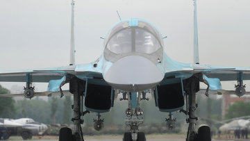 Истребитель-бомбардировщик Су-34. Архивное фото