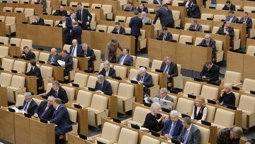 Пленарное заседание Госдумы РФ. Архивное фото