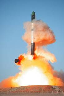 Запуск ракеты-носителя РС-20 