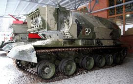 Лазерный комплекс 1К17 в Военно-техническом музее в подмосковном селе Ивановское